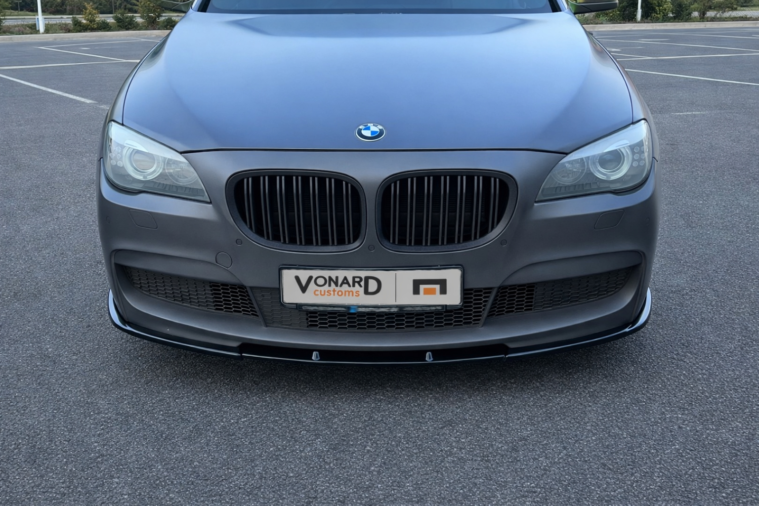 картинка Сплиттер переднего бампера BMW 7 F01 F02 M-Pack v1 vonard customs 