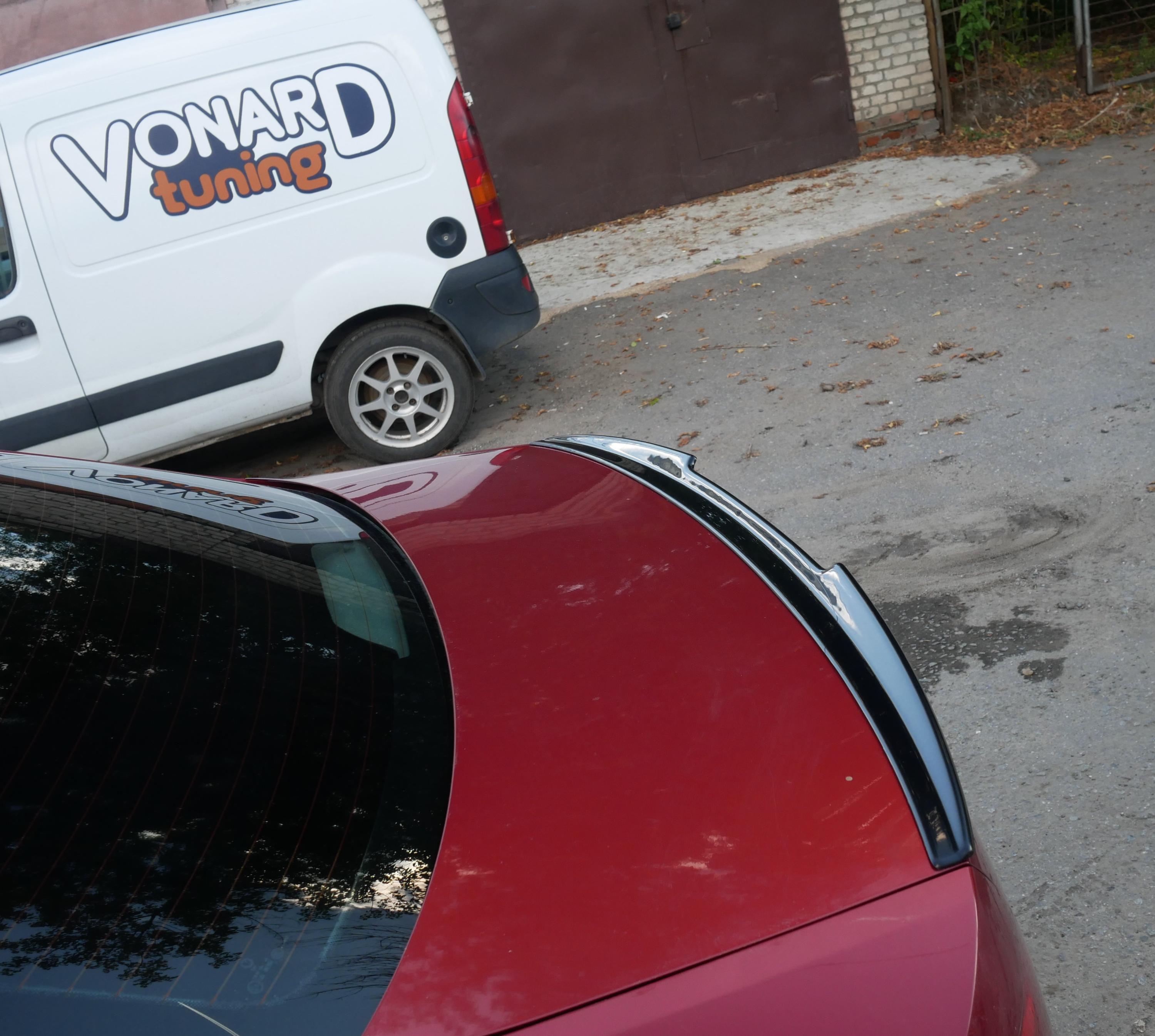 картинка Спойлер лезвие крышки багажника VW Polo 5 седан - под покраску vonard customs 