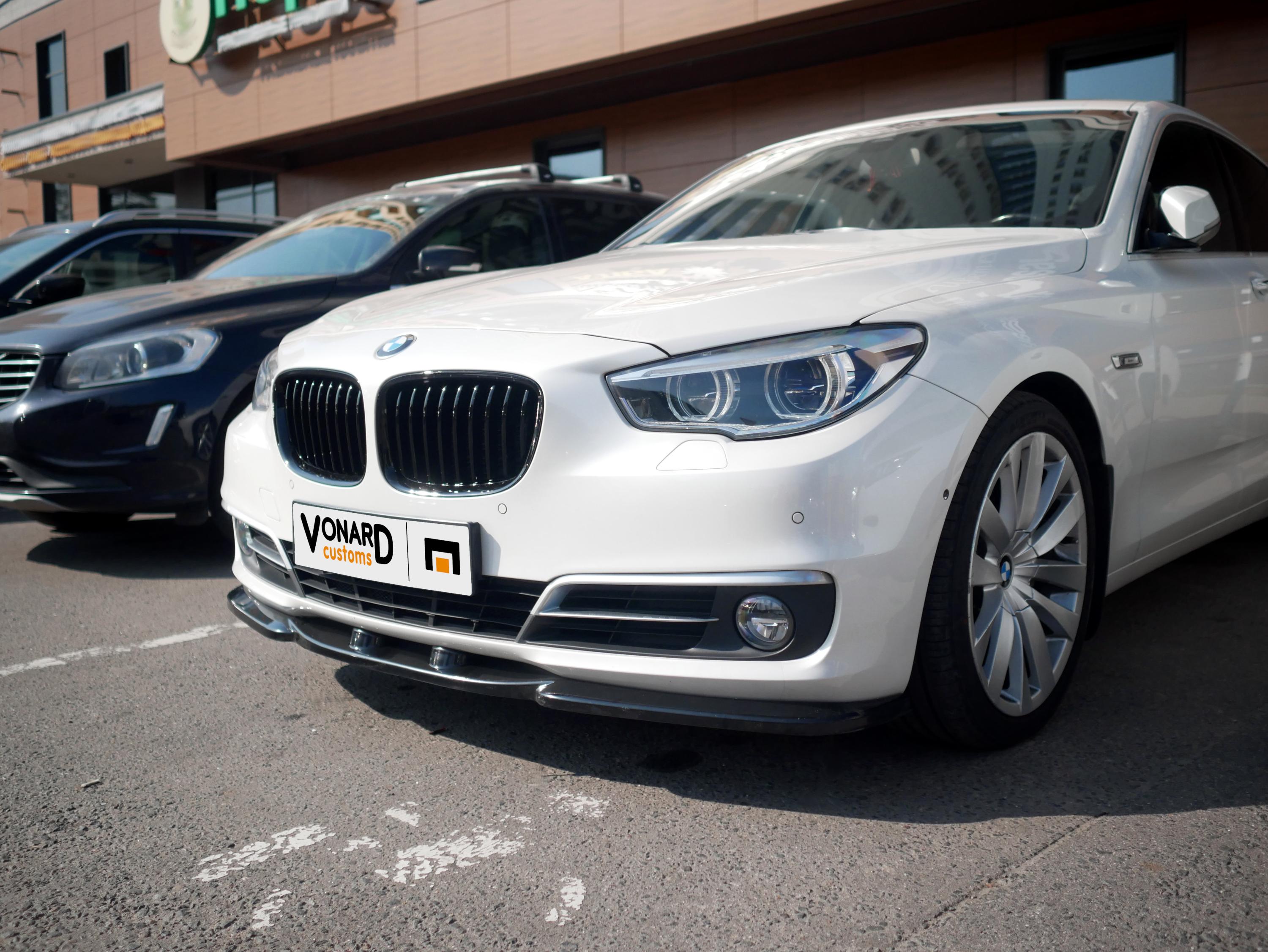 картинка Сплиттер переднего бампера BMW 5 F07 GT рест. vonard customs 
