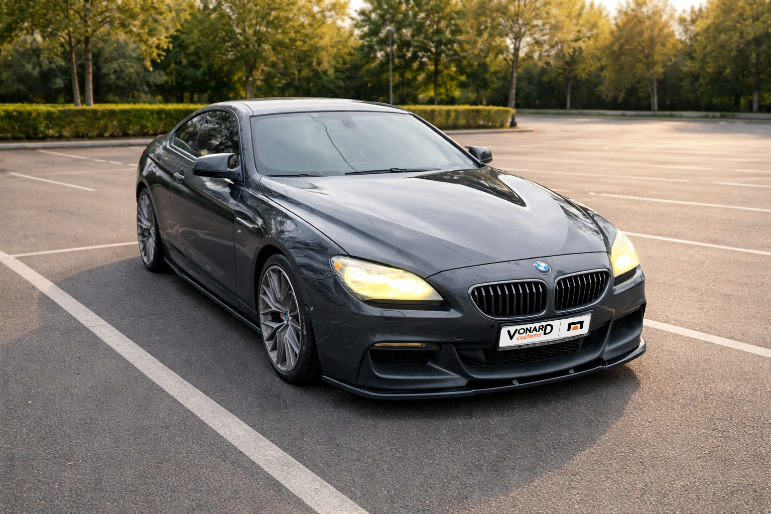 картинка Сплиттер переднего бампера BMW 6 F06 / F12 / F13 M-Pack vonard customs 