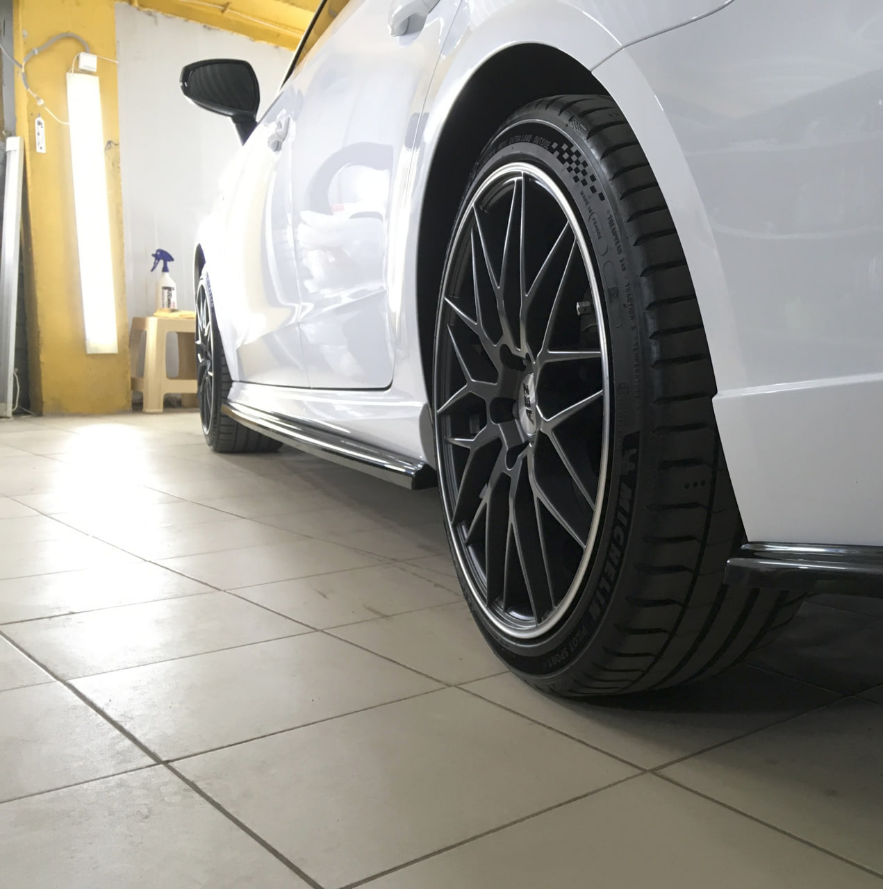 картинка Лезвия под пороги Audi A3 S3 8V S-Line рест. vonard customs 