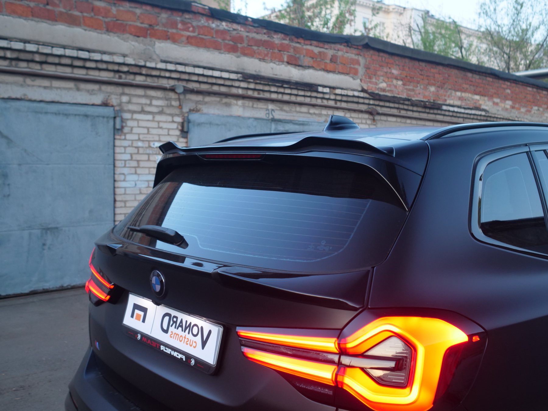 картинка Спойлер лезвие крышки багажника BMW X3 G01 - под покраску vonard customs 