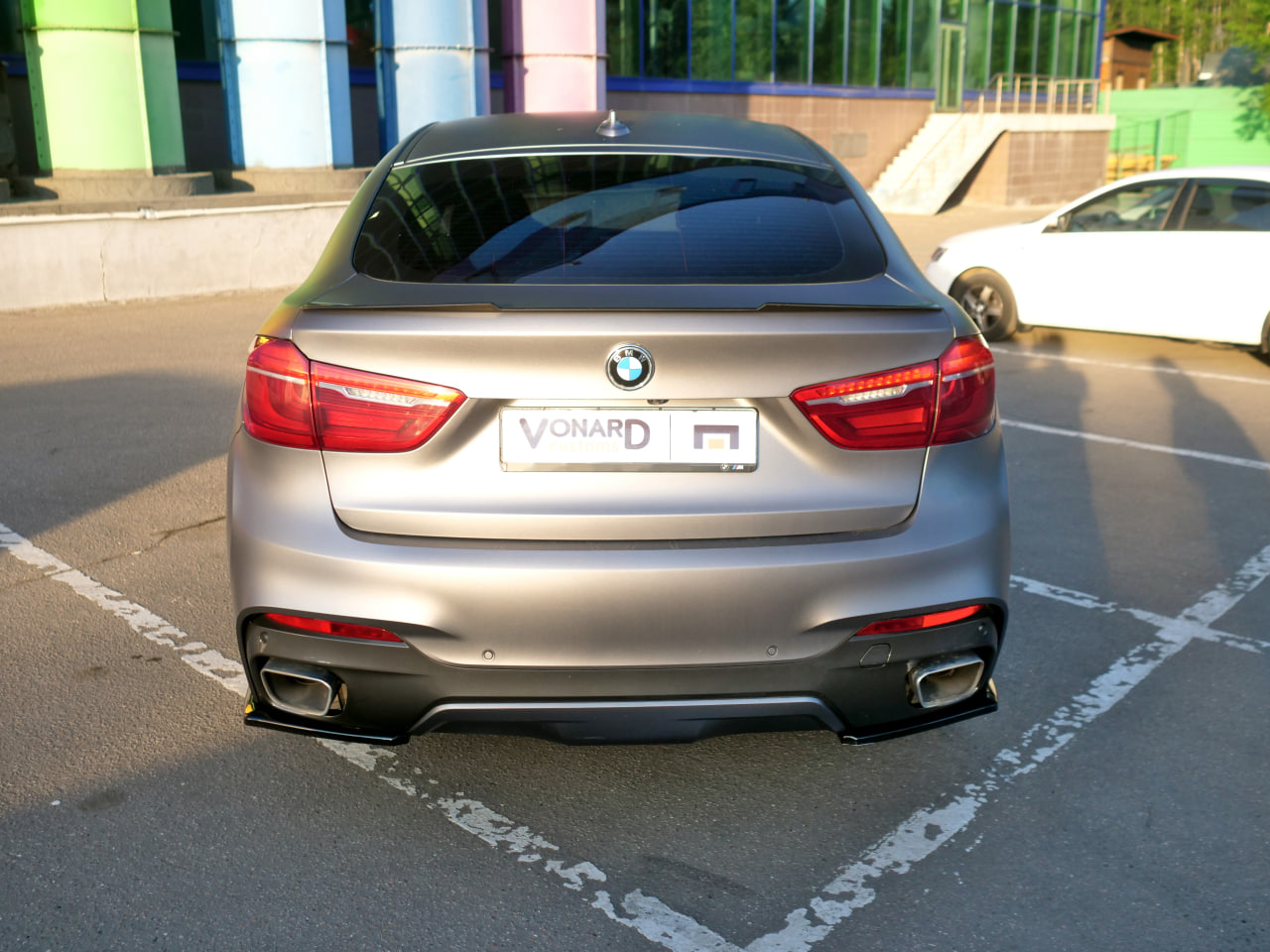 картинка Сплиттеры заднего бампера BMW X6 F16 M-Pack - под покраску vonard customs 