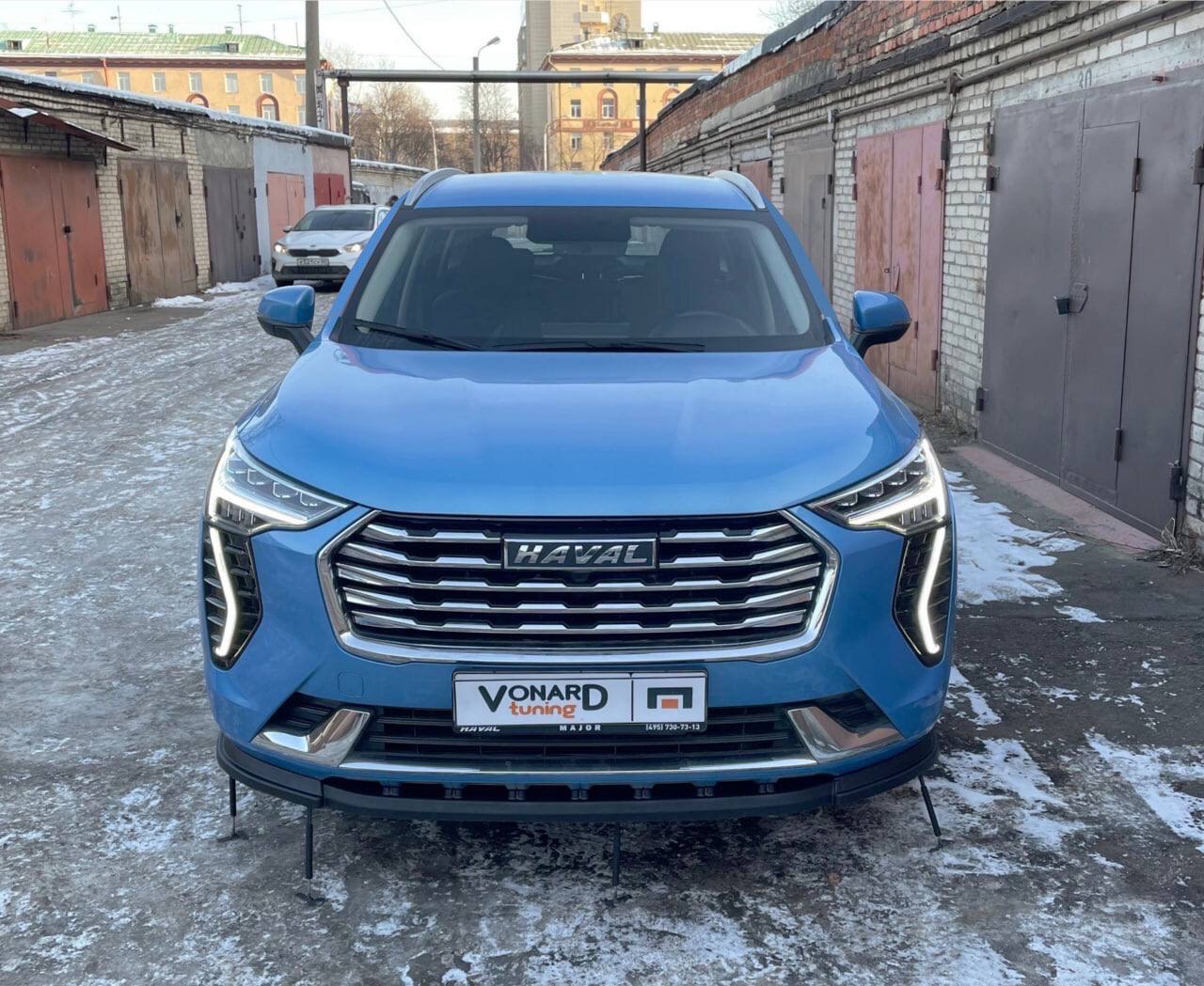 картинка Сплиттер переднего бампера Haval Jolion 1 - текстура vonard customs 