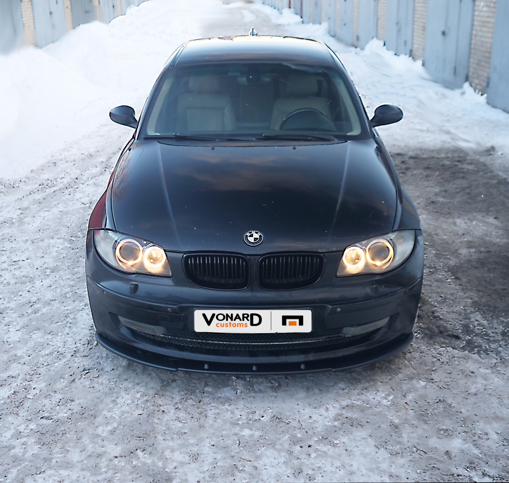 картинка Сплиттер переднего бампера BMW 1 E87 E81 рест. V3 vonard customs 