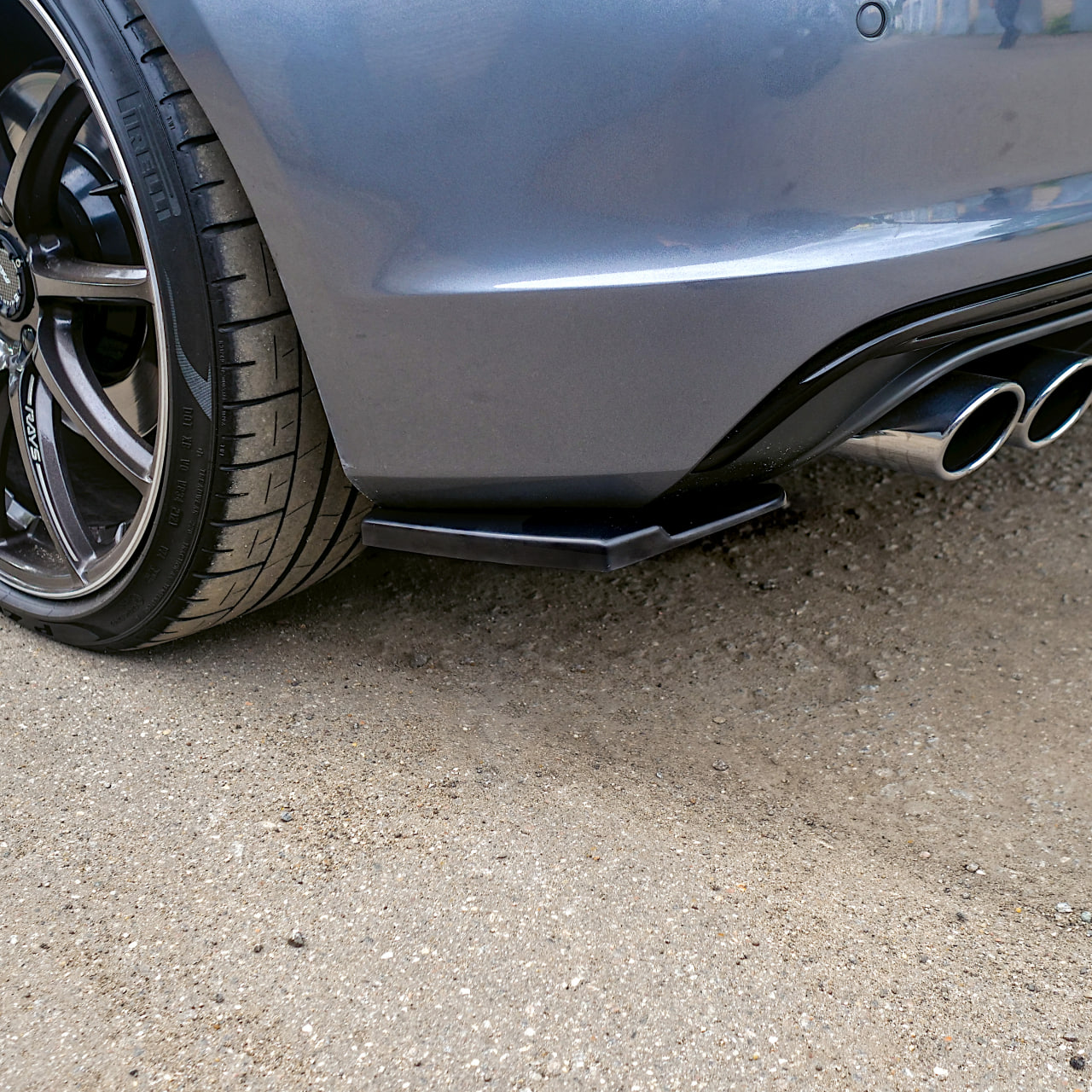 картинка Сплиттеры заднего бампера Audi A3 S3 8V S-line Coupe vonard customs 