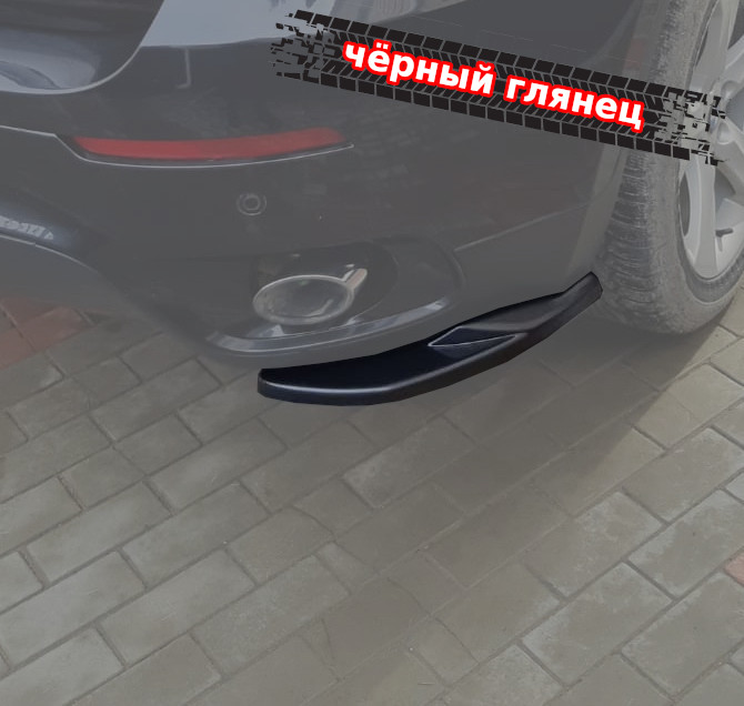 картинка Сплиттеры заднего бампера BMW X6 E71 vonard customs 
