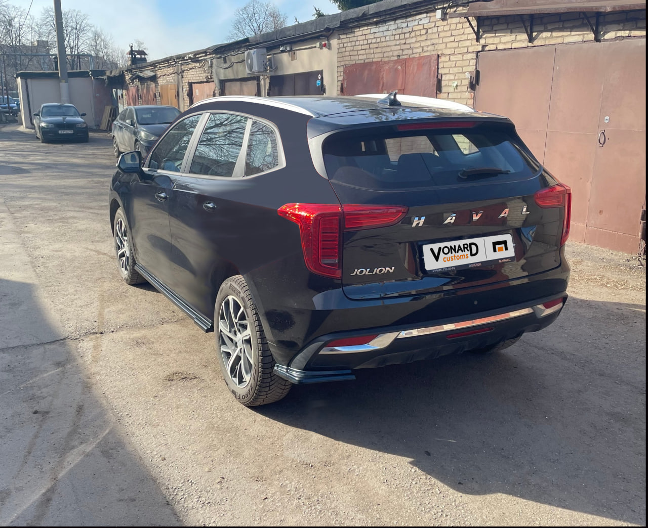 картинка Сплиттеры заднего бампера Haval Jolion 1 vonard customs 