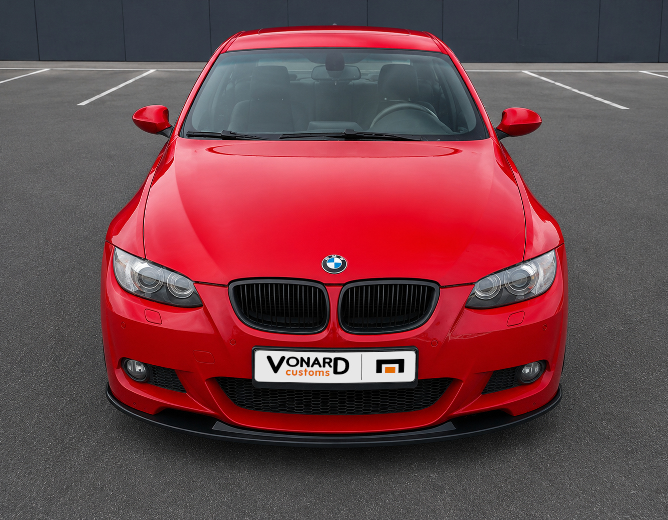 картинка Сплиттер переднего бампера BMW 3 E92 E93 M-pack V2 vonard customs 