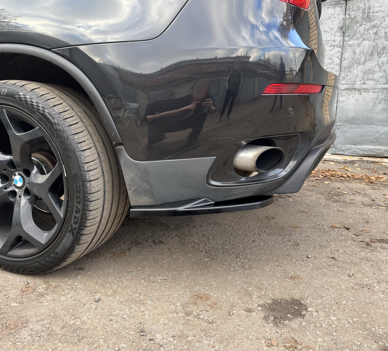 картинка Сплиттеры заднего бампера BMW X6 E71 vonard customs 