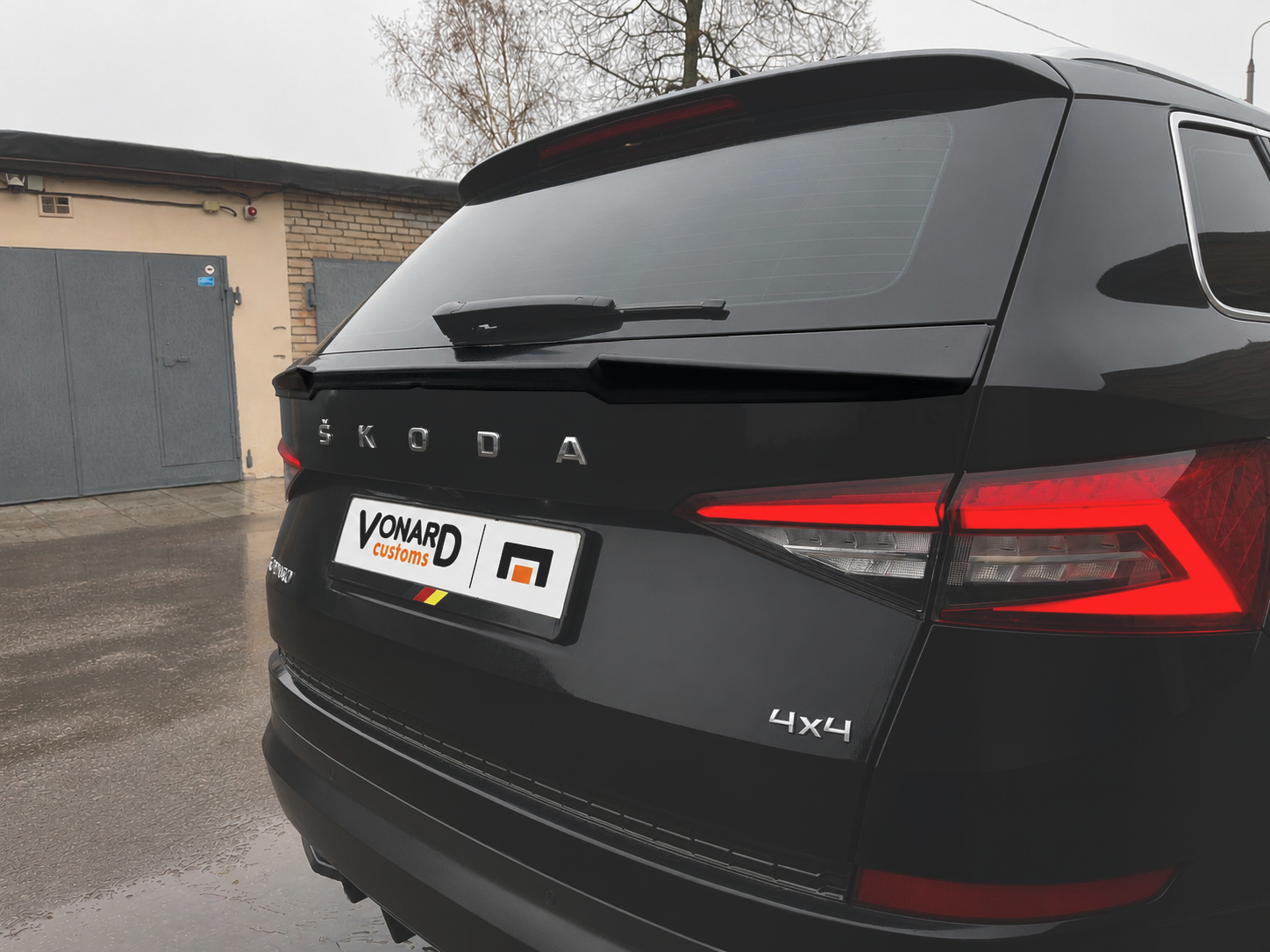 картинка Спойлер крышки багажника (нижний) Skoda Kodiaq 1 (ver. 2) vonard customs 