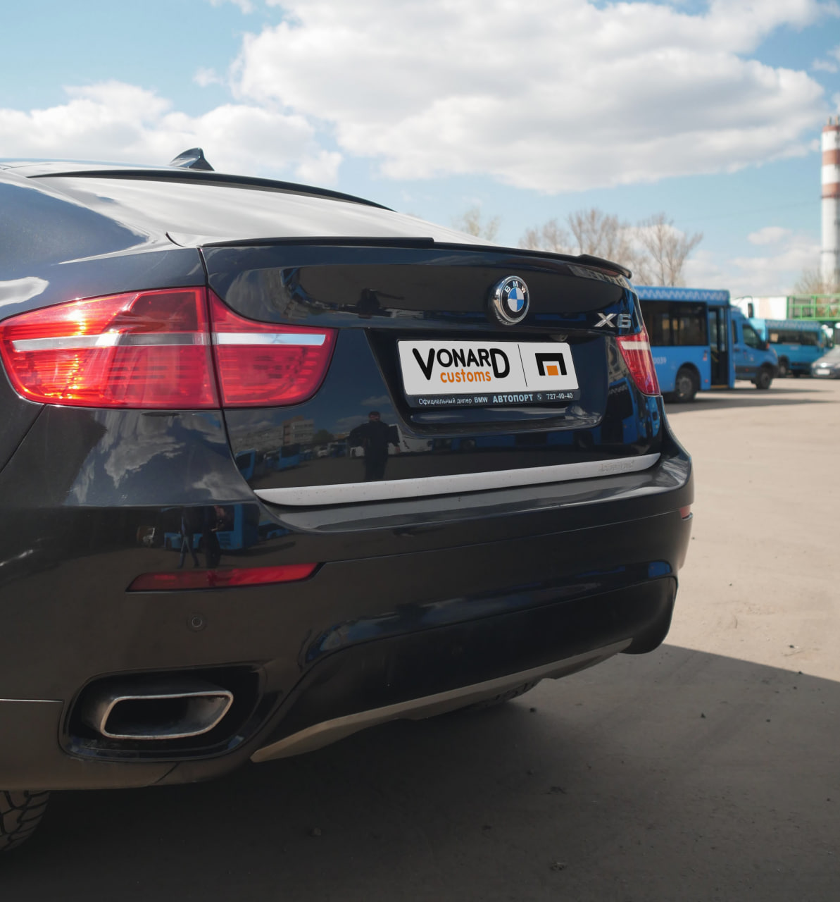 картинка Спойлер лезвие крышки багажника BMW X6 E71 new-style vonard customs 