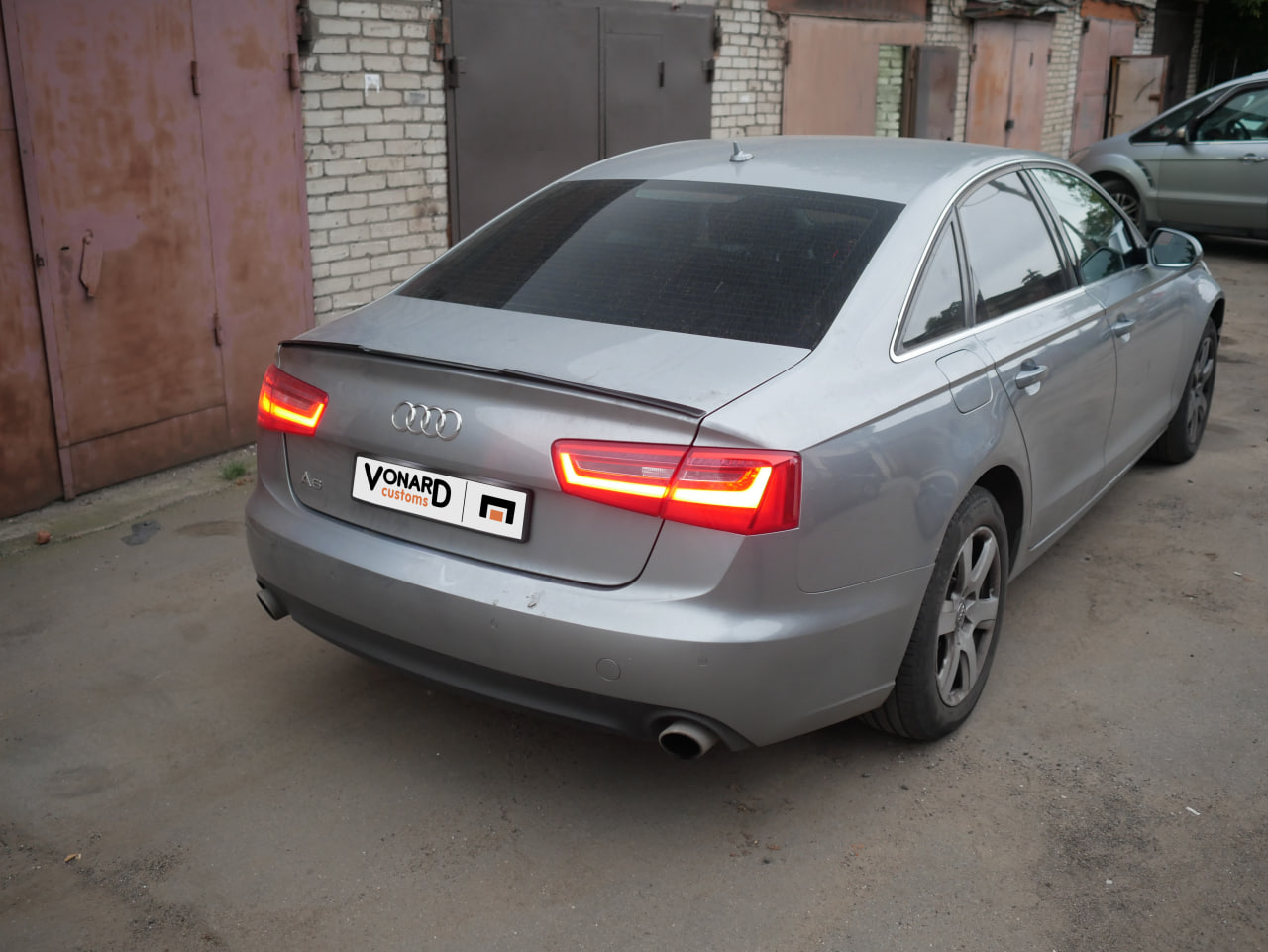 картинка Спойлер лезвие крышки багажника Audi A6 C7 седан - под покраску vonard customs 