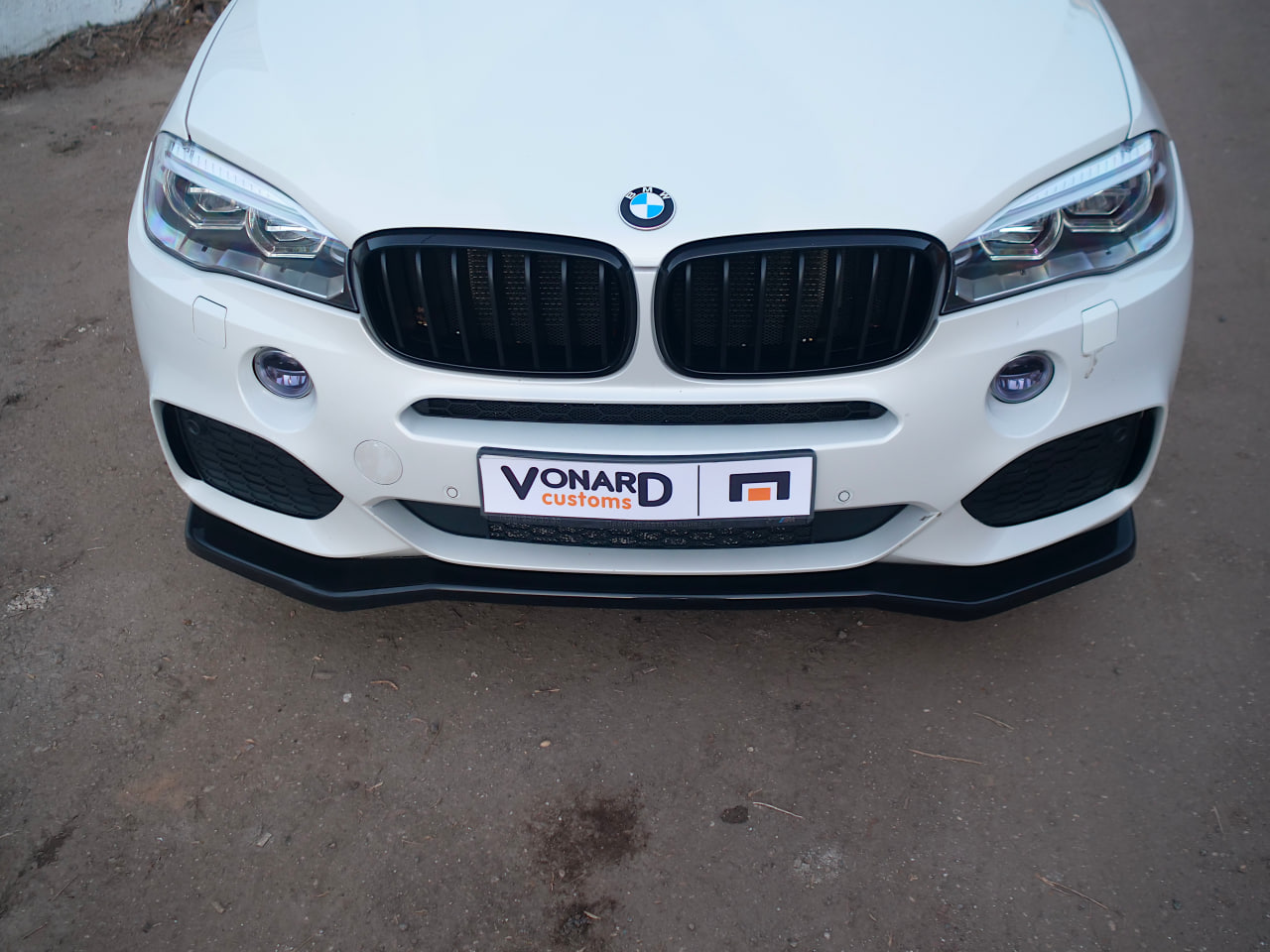 картинка Сплиттер передний BMW X5 F15 M-Pack vonard customs 