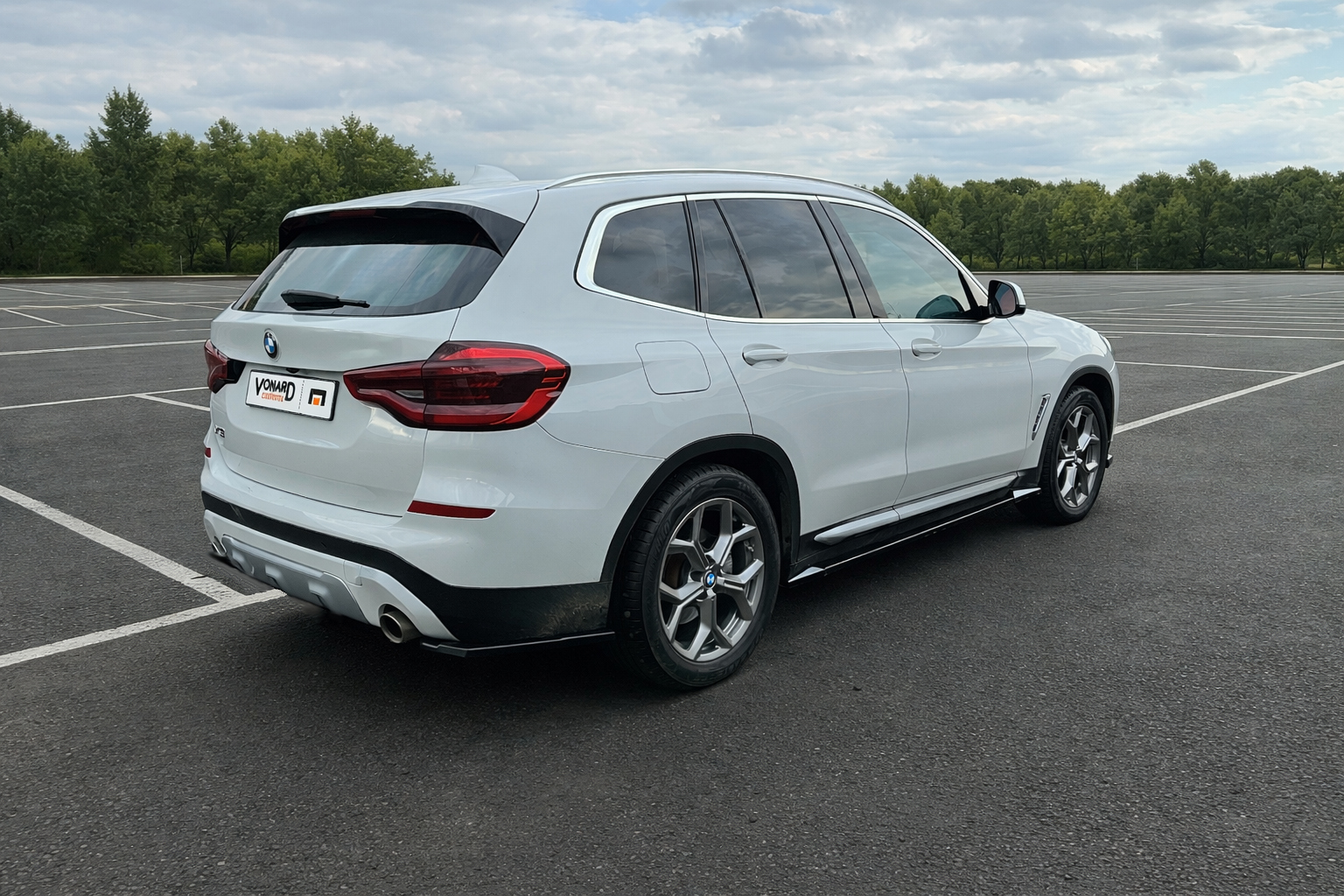 картинка Сплиттеры заднего бампера BMW X3 G01 - черный металлик vonard customs 