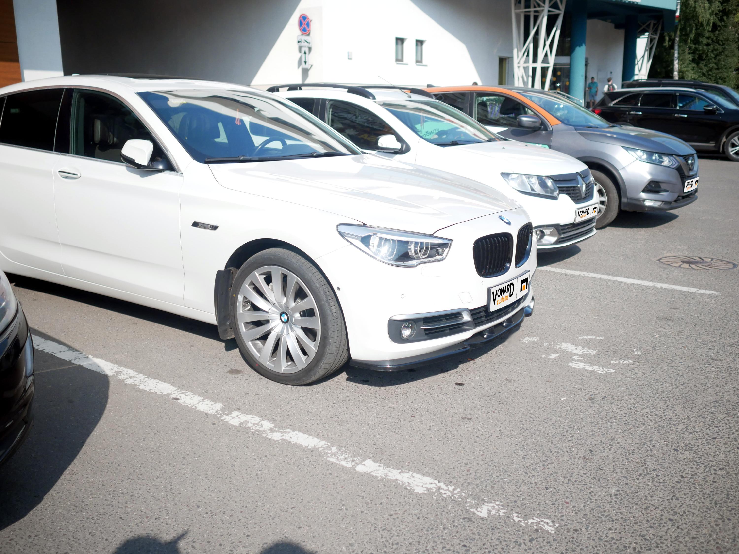 картинка Сплиттер переднего бампера BMW 5 F07 GT рест. vonard customs 