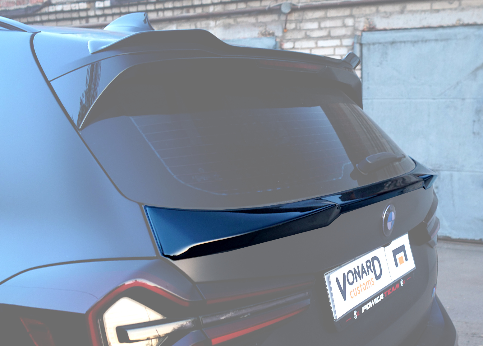 картинка Спойлер крышки багажника (нижний) BMW X3 G01 - черный металлик vonard customs 