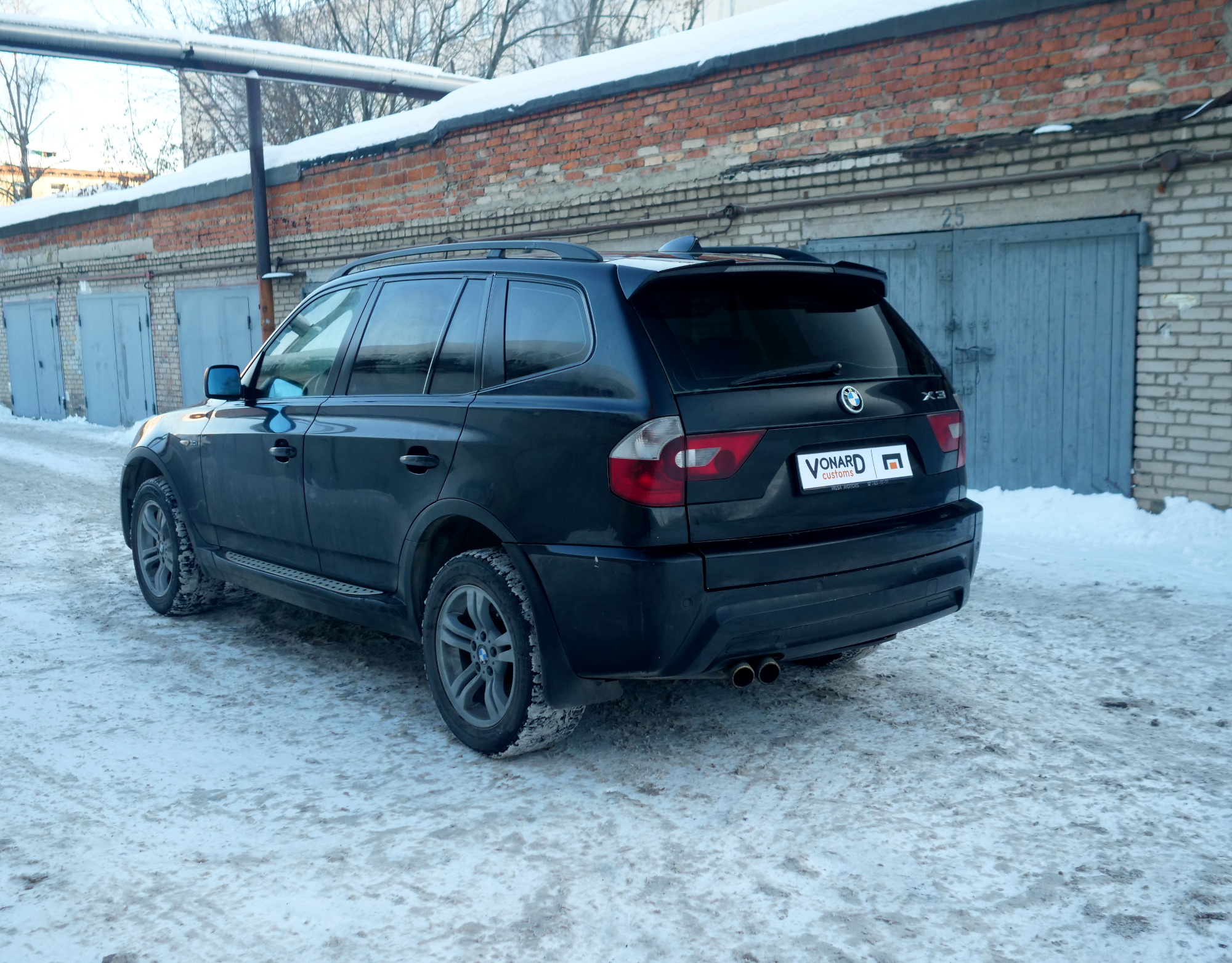 картинка Спойлер лезвие крышки багажника BMW X3 E83 vonard customs 