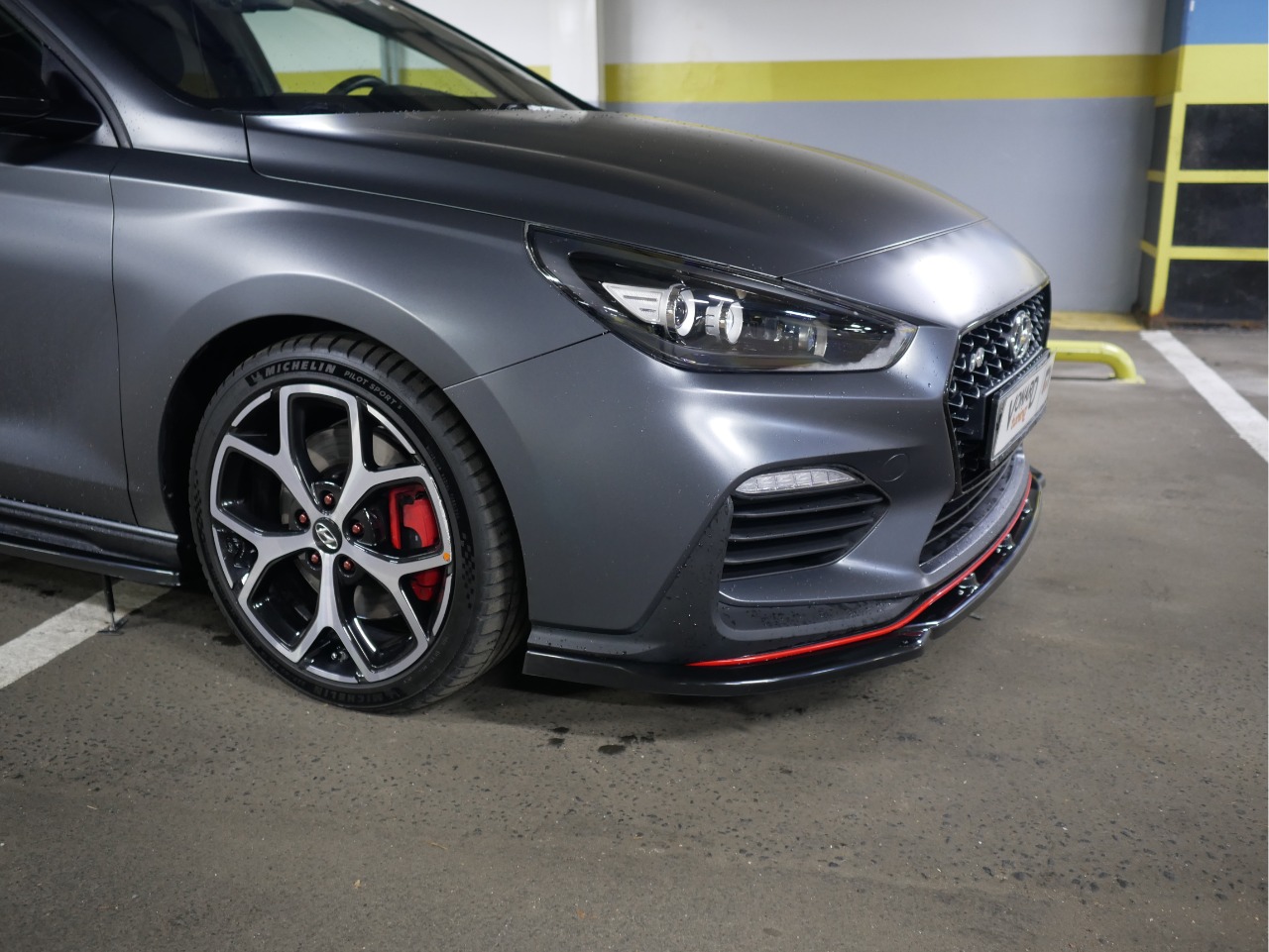 картинка Сплиттер переднего бампера Hyundai I30N vonard customs 