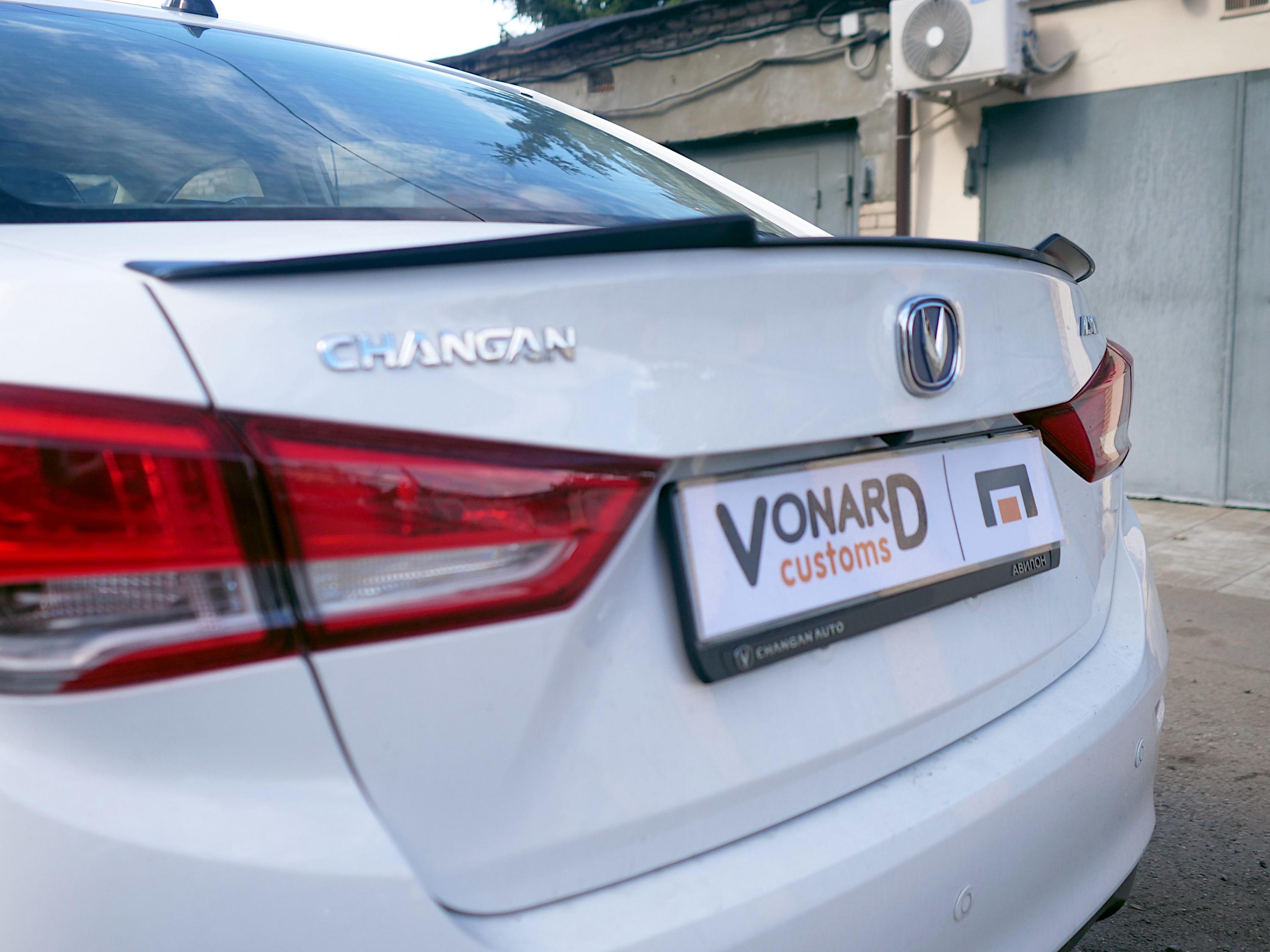 картинка Спойлер лезвие крышки багажника Changan Alsvin 3 vonard customs 