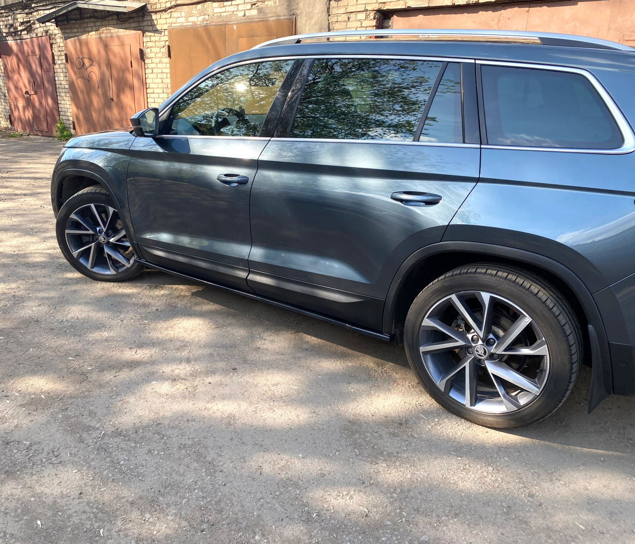 картинка Лезвия под пороги Skoda Kodiaq 1 vonard customs 