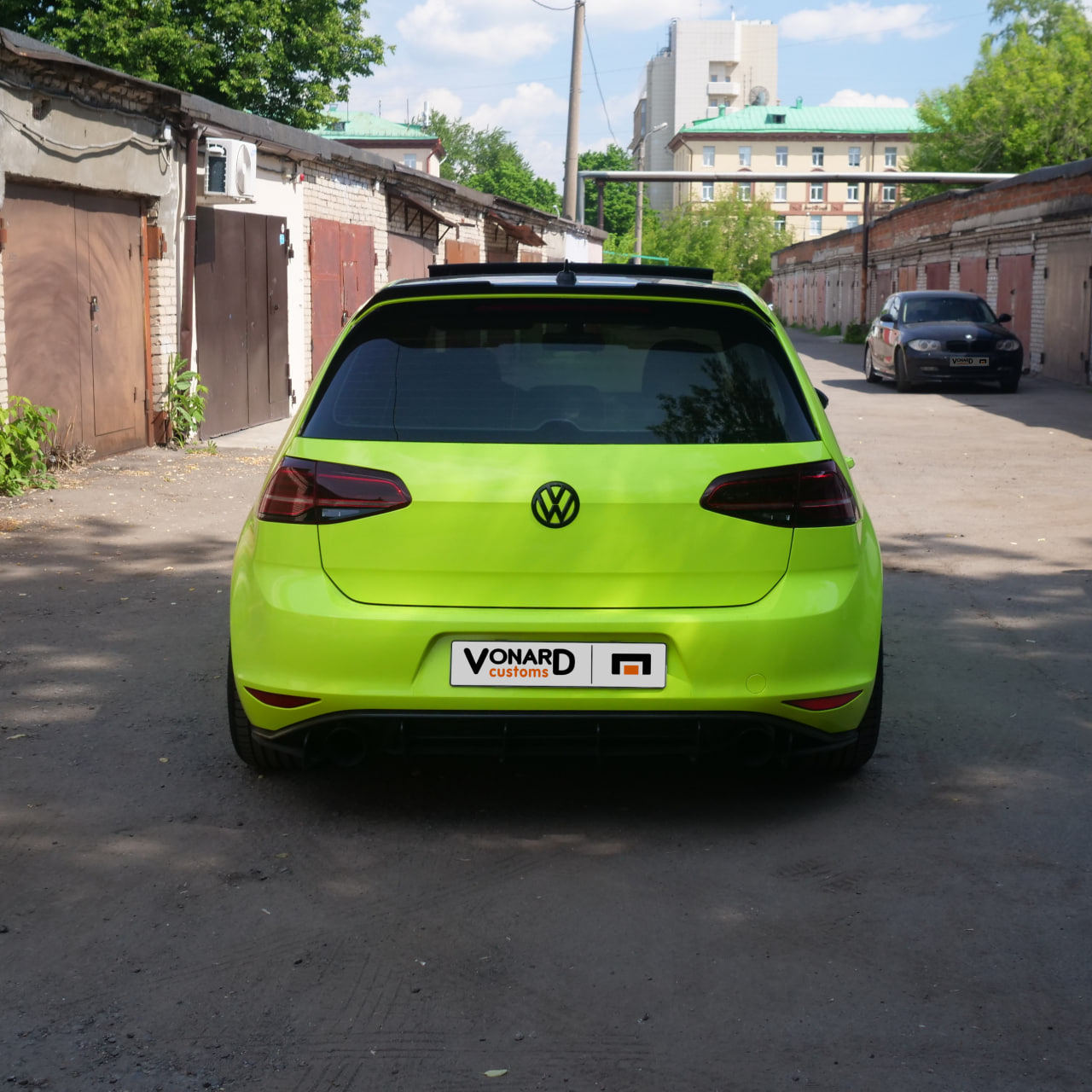 картинка Спойлер лезвие крышки багажника VW Golf 7 R (GTI, R-line) vonard customs 
