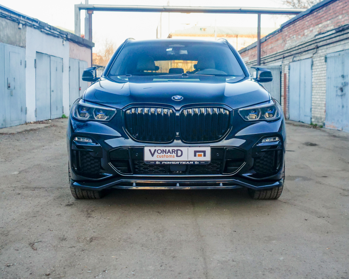 картинка Сплиттер переднего бампера BMW X5 G05 M-Pack (ver. 2) vonard customs 
