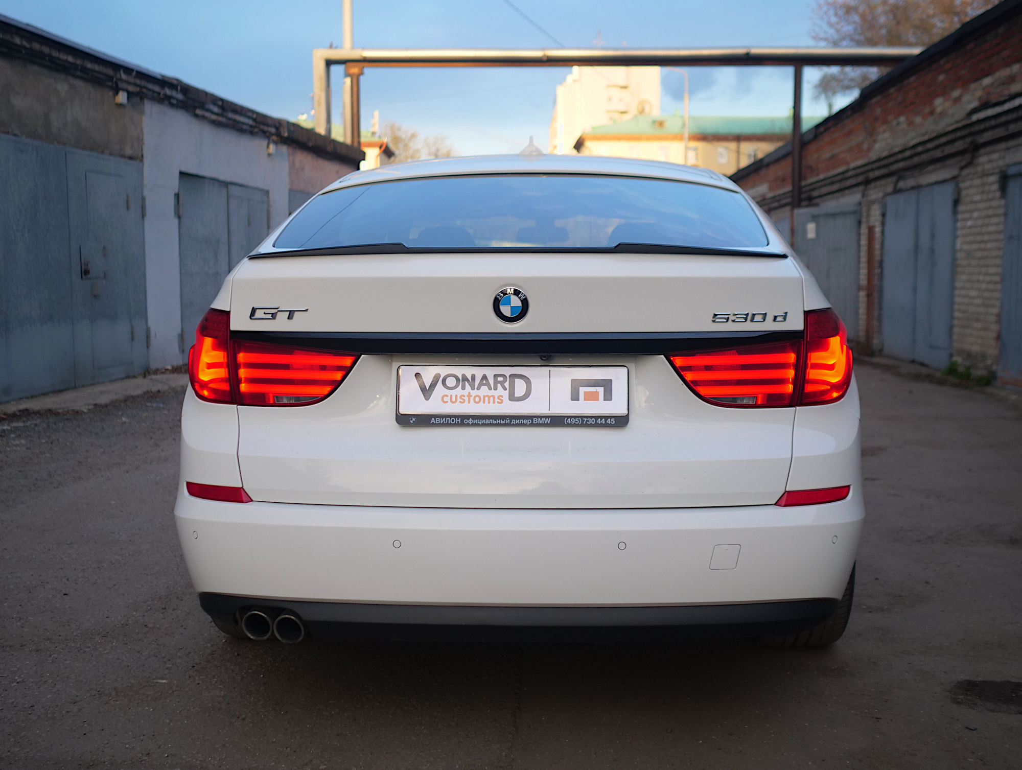 картинка Спойлер лезвие крышки багажника BMW 5 F07 GT дорест vonard customs 