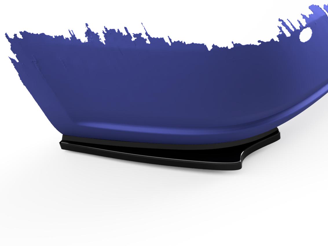 картинка Сплиттеры заднего бампера VW Polo 5 седан (lim) - текстура vonard customs 