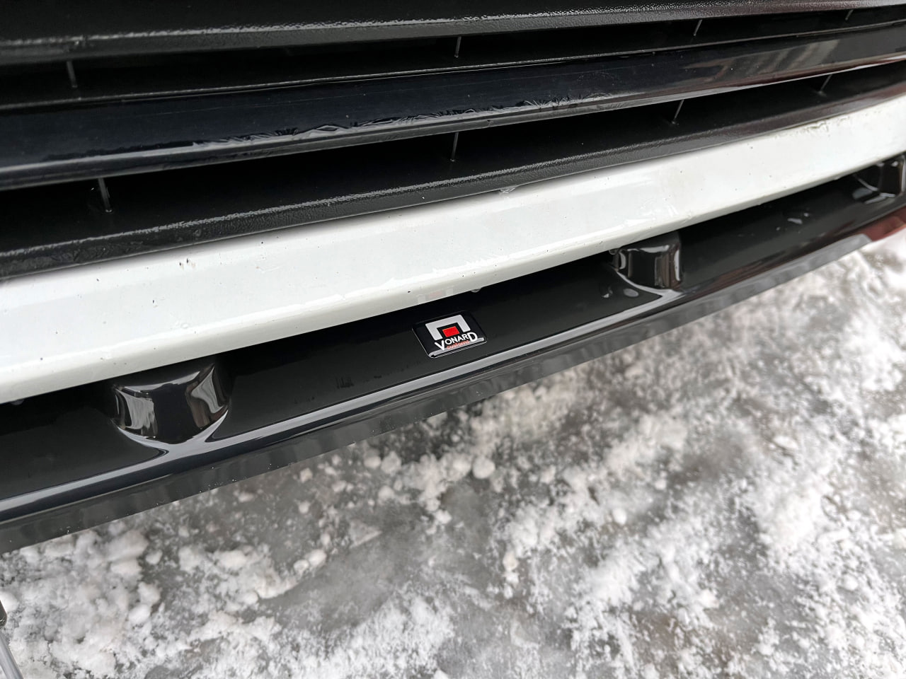 картинка Сплиттер переднего бампера VW Polo 5 рест. седан vonard customs 