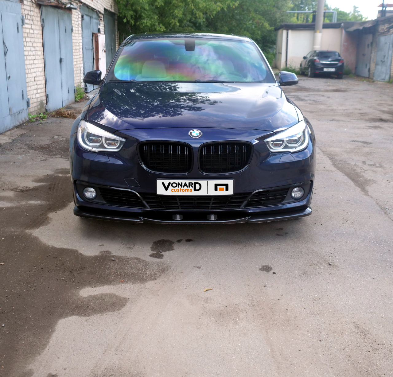 картинка Сплиттер переднего бампера BMW 5 F07 GT рест. vonard customs 