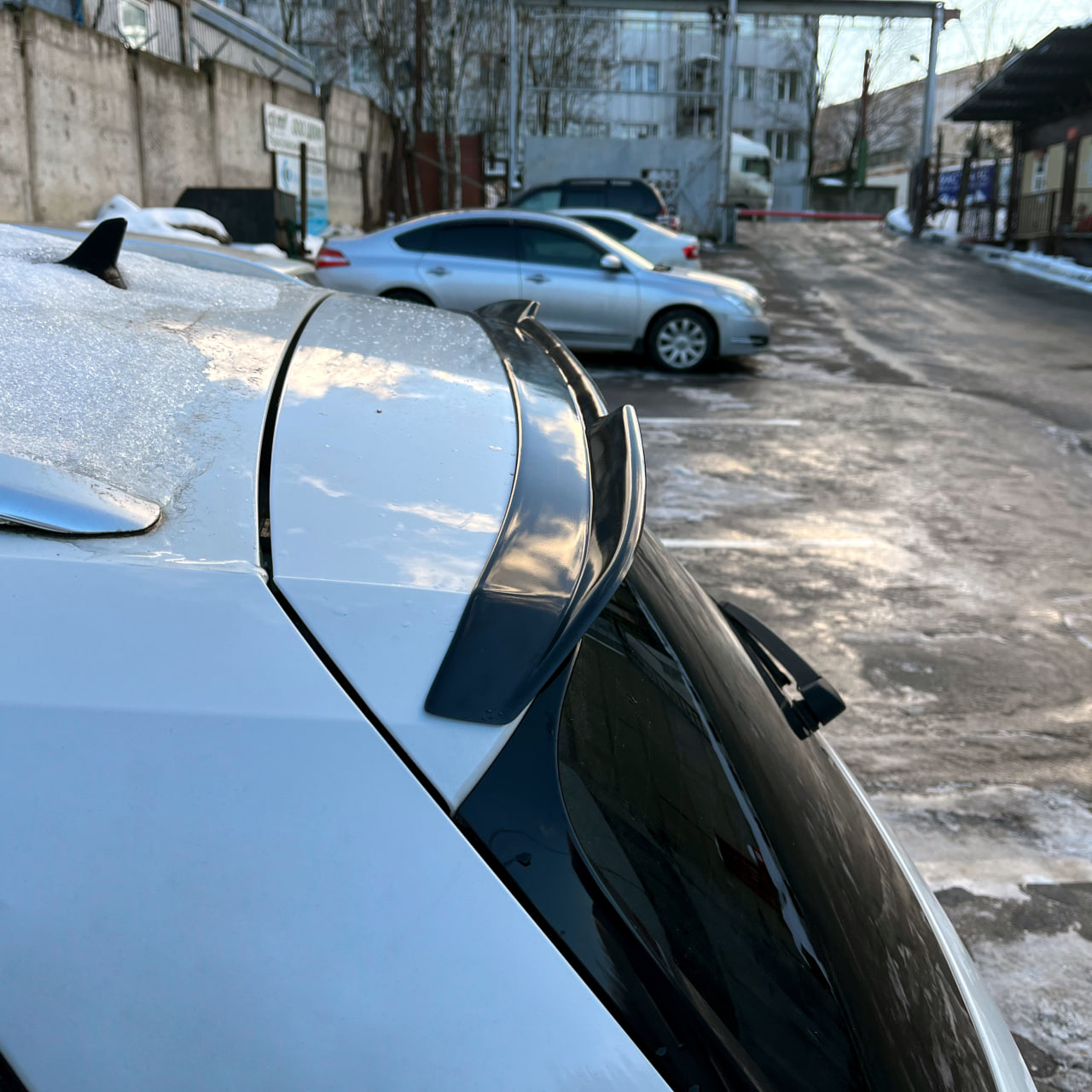 картинка Спойлер лезвие крышки багажника VW Passat B8 универсал vonard customs 