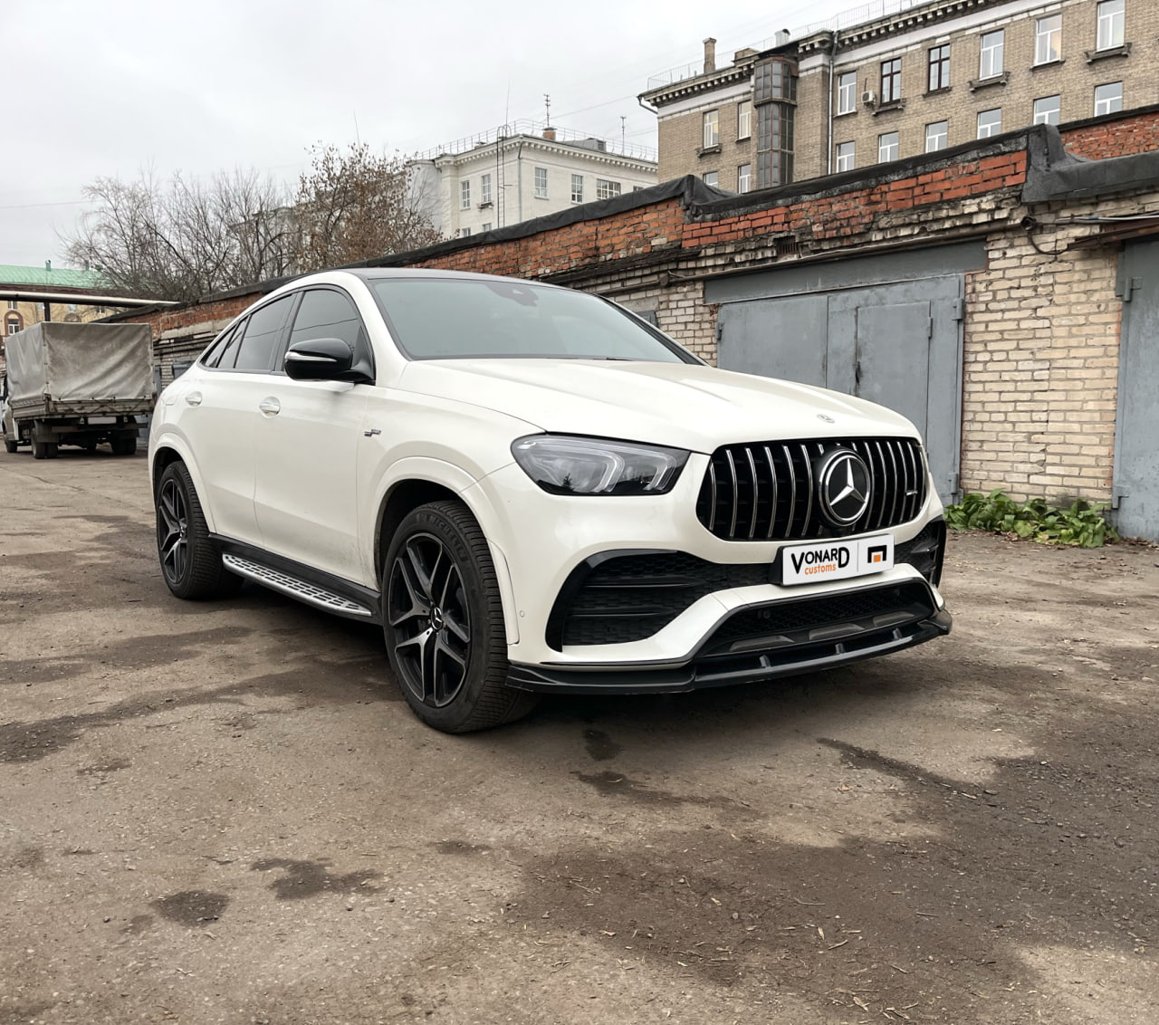 картинка Сплиттер переднего бампера Mercedes GLE W167 / Coupe C167 vonard customs 