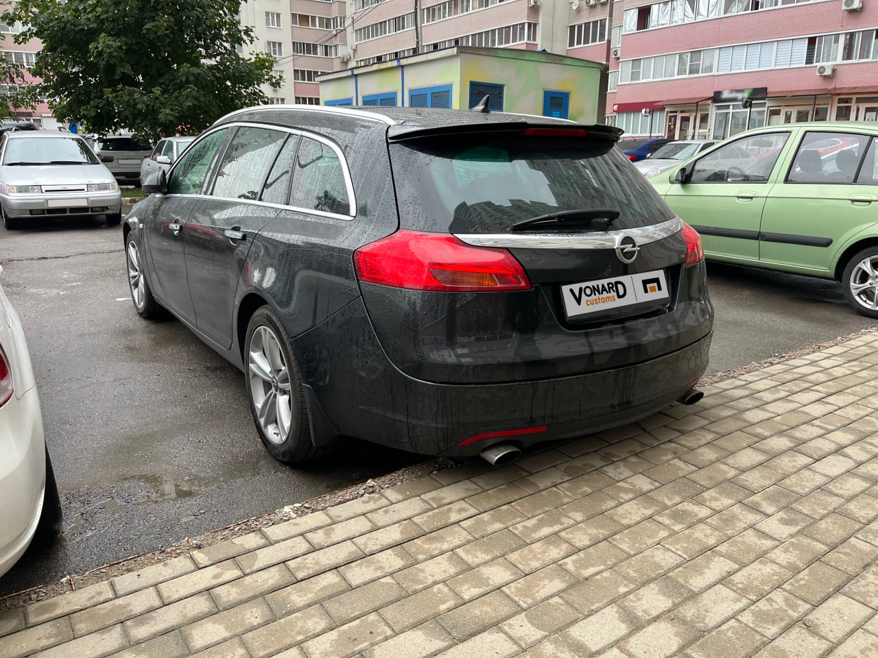 картинка Спойлер лезвие крышки багажника Opel Insignia 1 универсал - под покраску vonard customs 