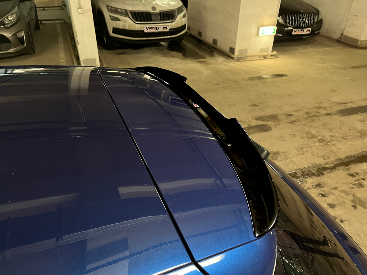 картинка Спойлер лезвие крышки багажника Audi A3 8V Coupe vonard customs 