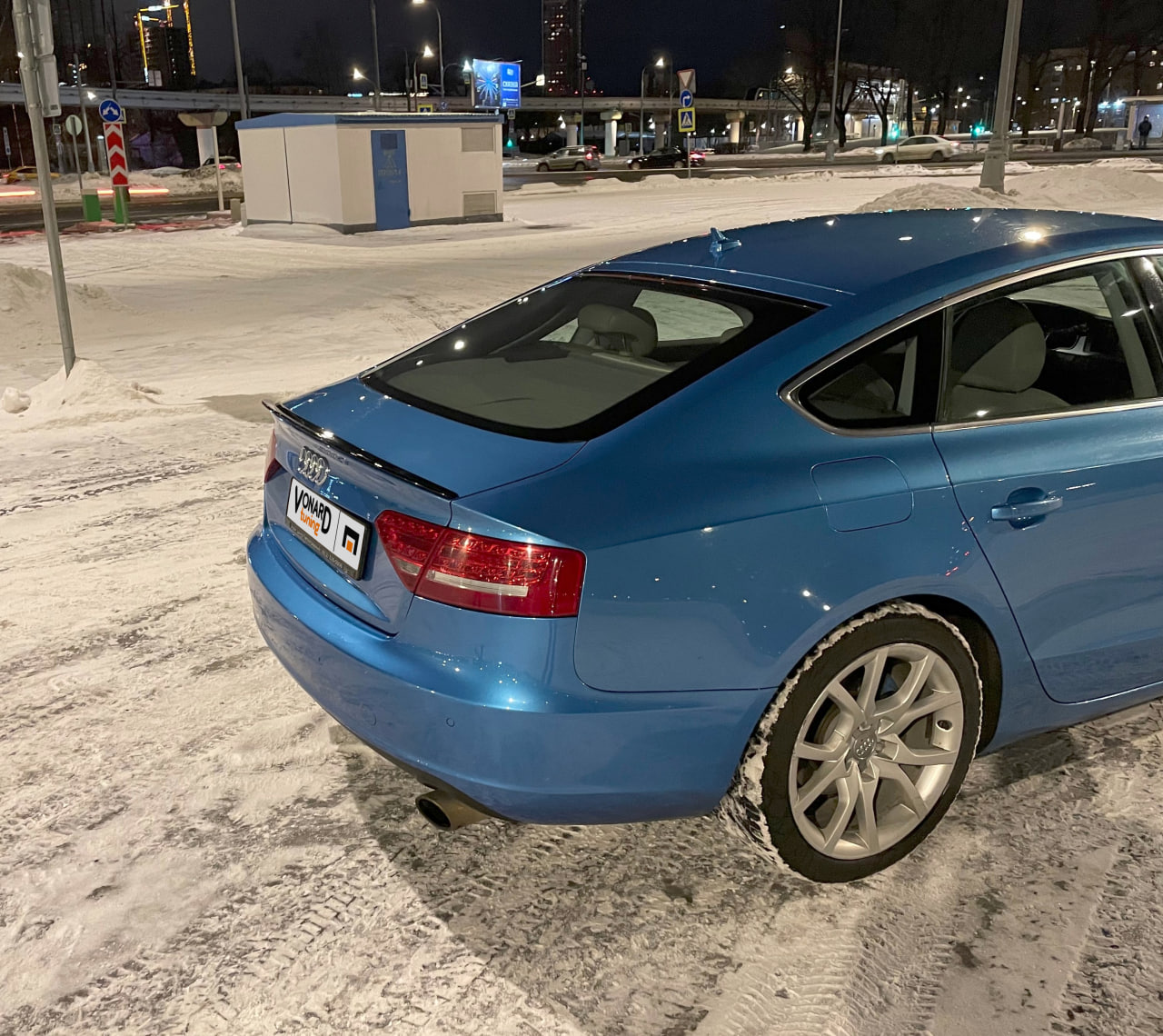 картинка Спойлер лезвие крышки багажника Audi A5 B8 Sportback vonard customs 