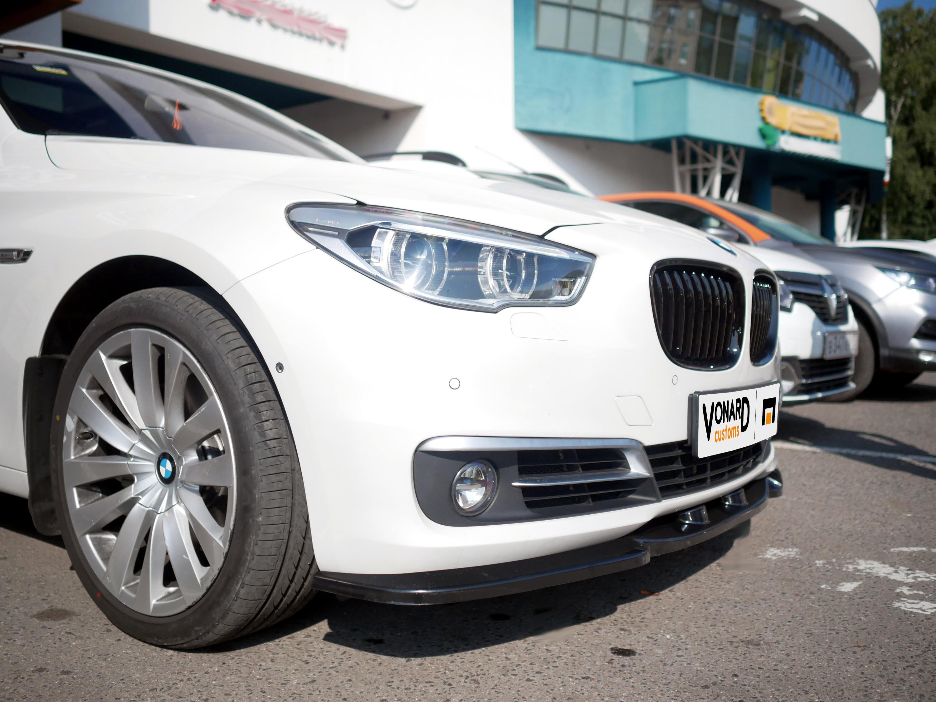 картинка Сплиттер переднего бампера BMW 5 F07 GT рест. vonard customs 