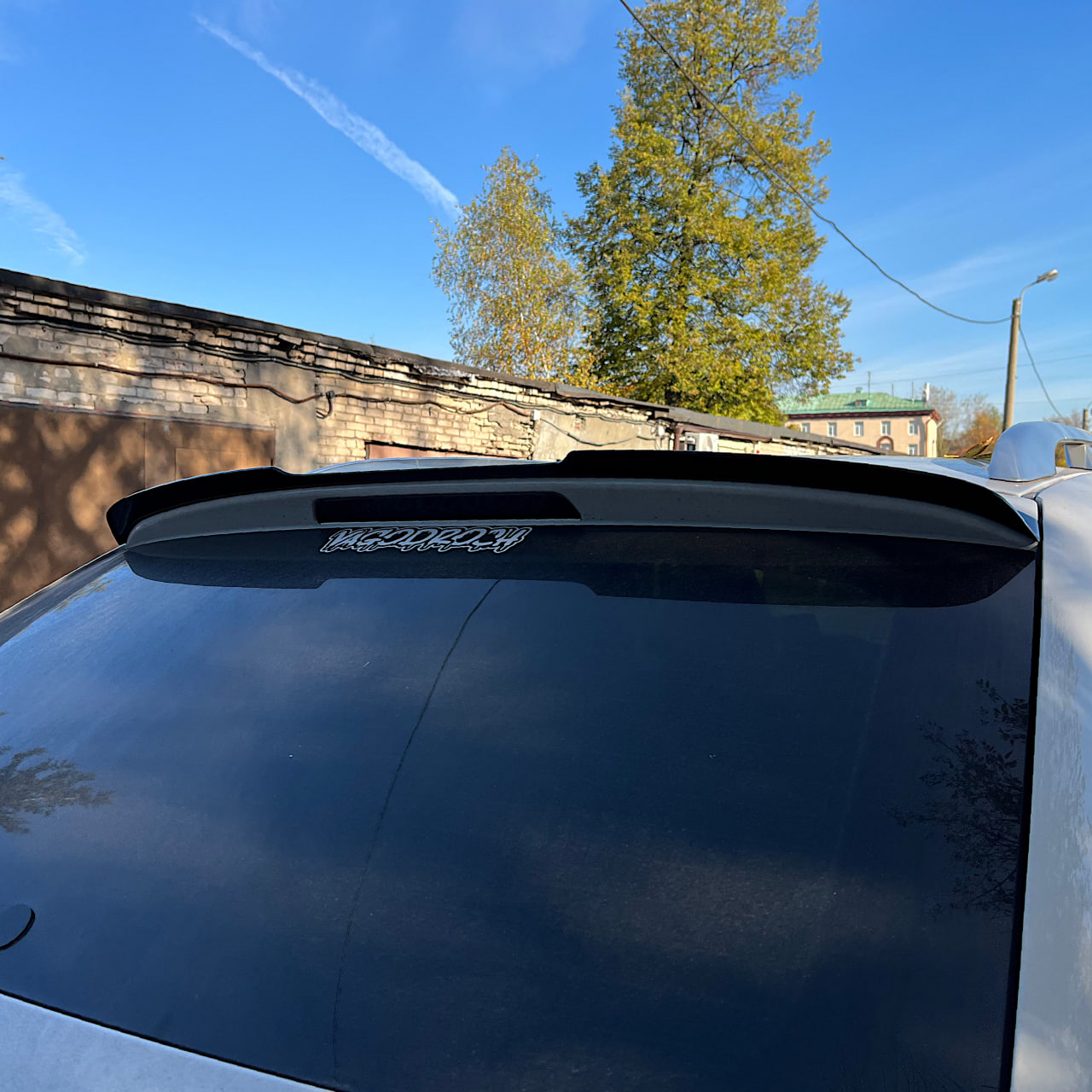 картинка Спойлер лезвие крышки багажника Skoda Superb 2 универсал vonard customs 