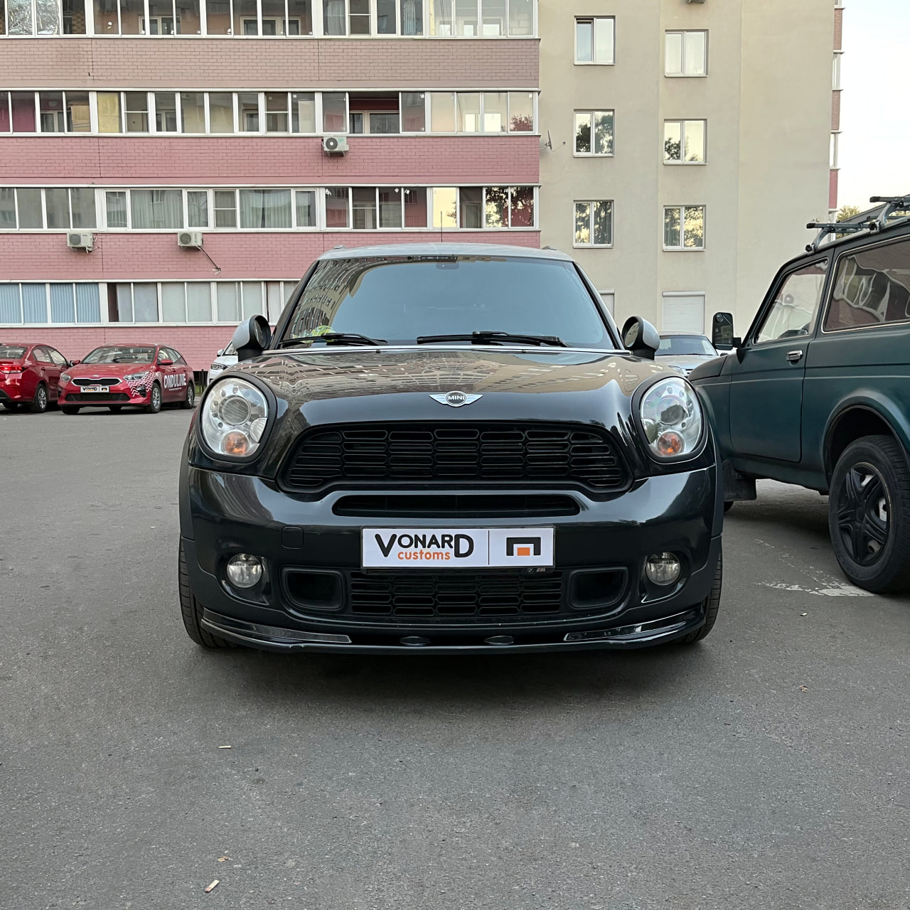 картинка Сплиттер переднего бампера MINI R60 Countryman S vonard customs 