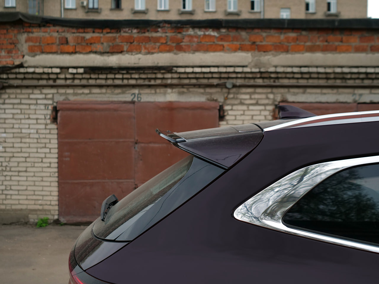 картинка Спойлер лезвие крышки багажника EXEED TXL I рест. - под покраску vonard customs 