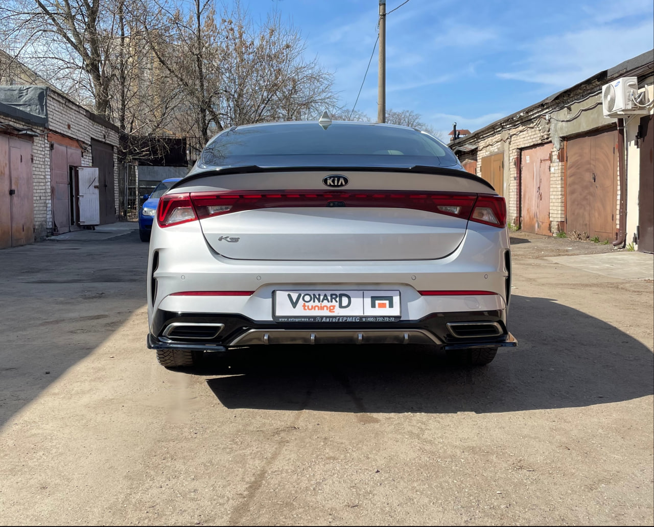 картинка Спойлер лезвие крышки багажника KIA K5 3 - под покраску vonard customs 