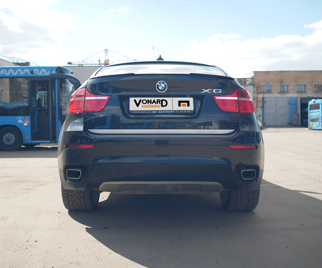 картинка Спойлер лезвие крышки багажника BMW X6 E71 new-style vonard customs 