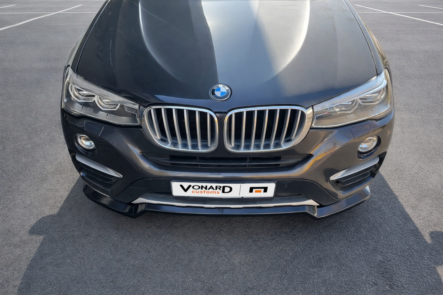 картинка Сплиттер переднего бампера BMW X4 F26 - под покраску vonard customs 