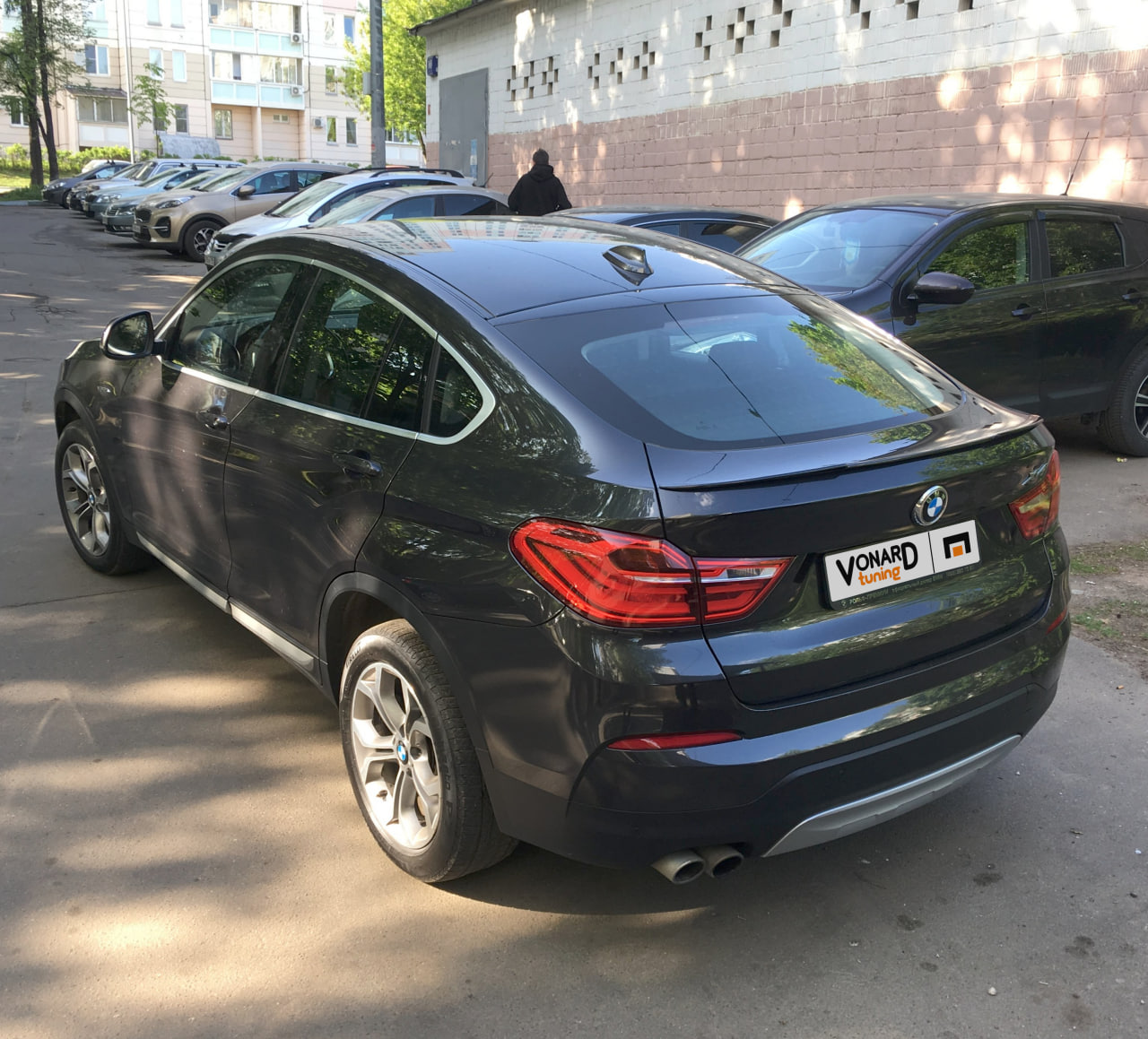 картинка Спойлер лезвие крышки багажника BMW X4 F26 vonard customs 