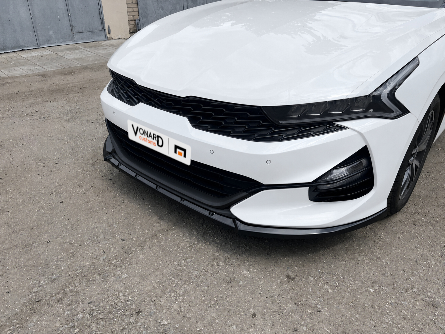 картинка Сплиттер переднего бампера KIA K5 3 GT-line - под покраску vonard customs 