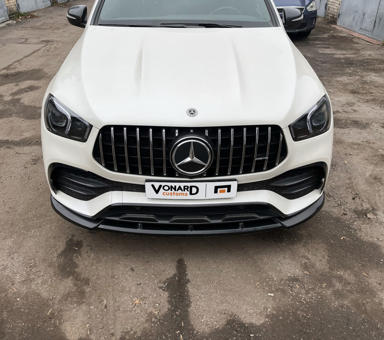 картинка Сплиттер переднего бампера Mercedes GLE W167 / Coupe C167 - под покраску vonard customs 