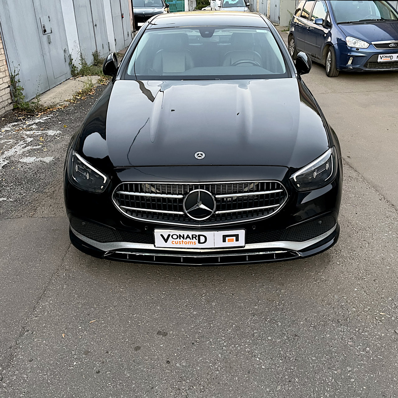 картинка Сплиттер переднего бампера Mercedes E W213 стандарт рест. - под покраску vonard customs 