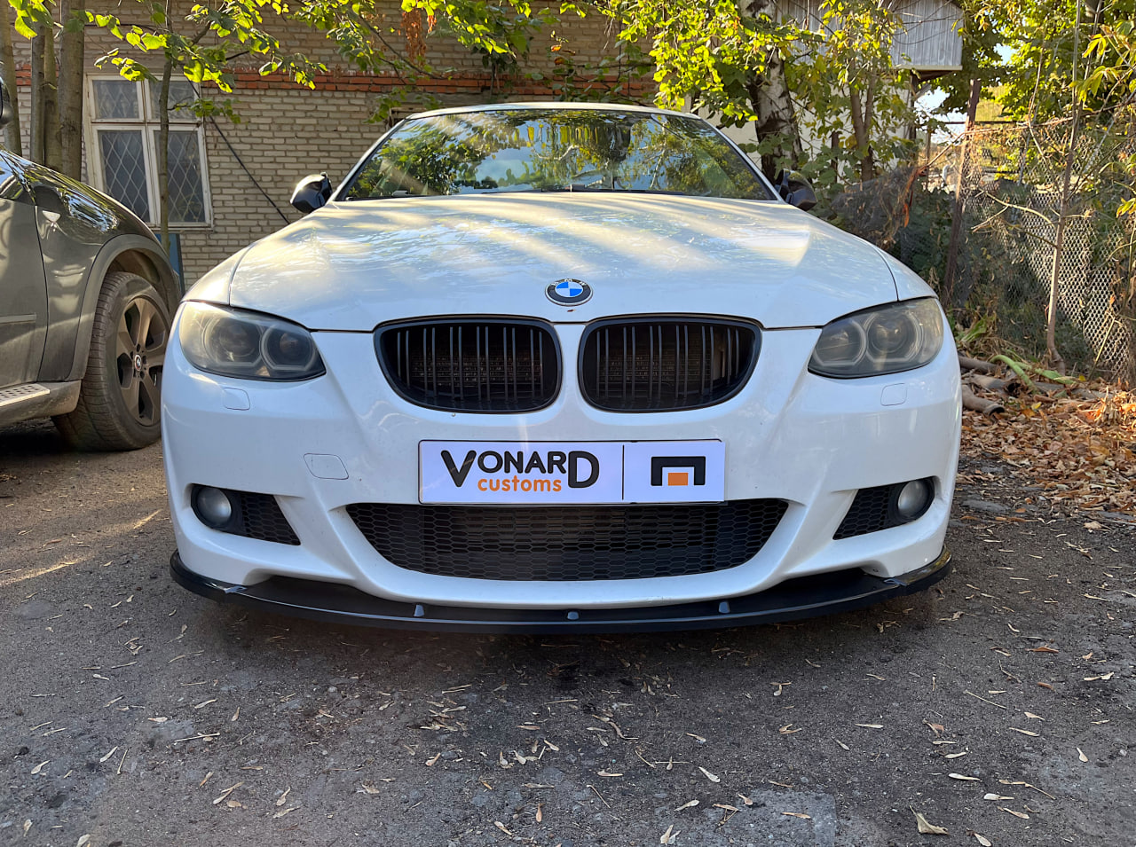 картинка Сплиттер переднего бампера BMW 3 E92 E93 M-pack V1 vonard customs 