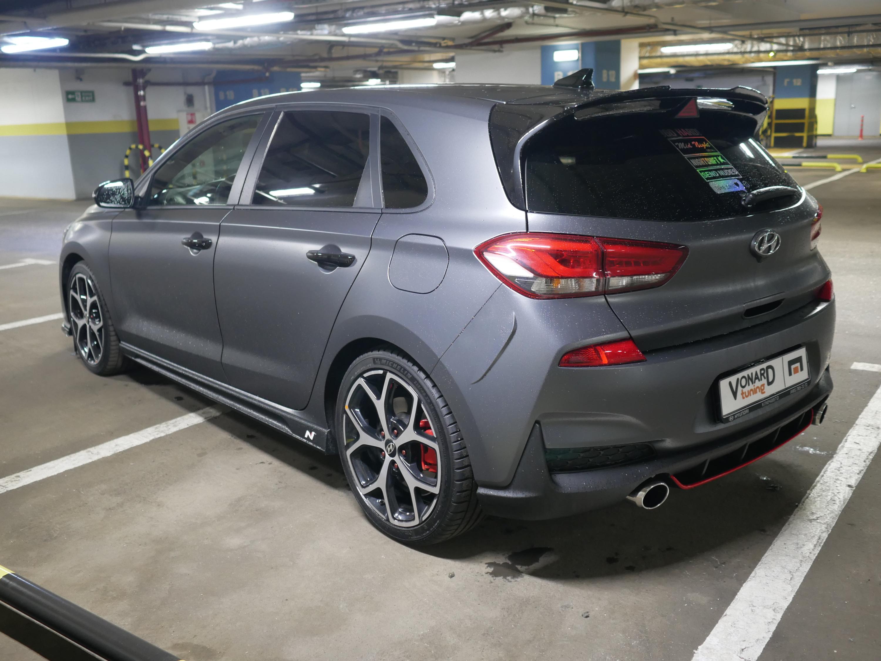 картинка Спойлер лезвие крышки багажника Hyundai I30N vonard customs 