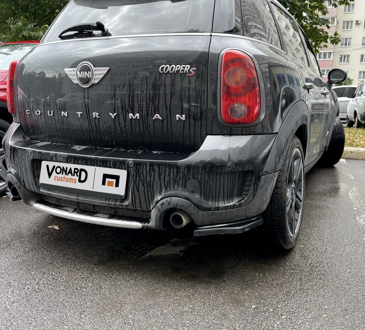 картинка Сплиттеры заднего бампера MINI R60 Countryman S - под покраску vonard customs 